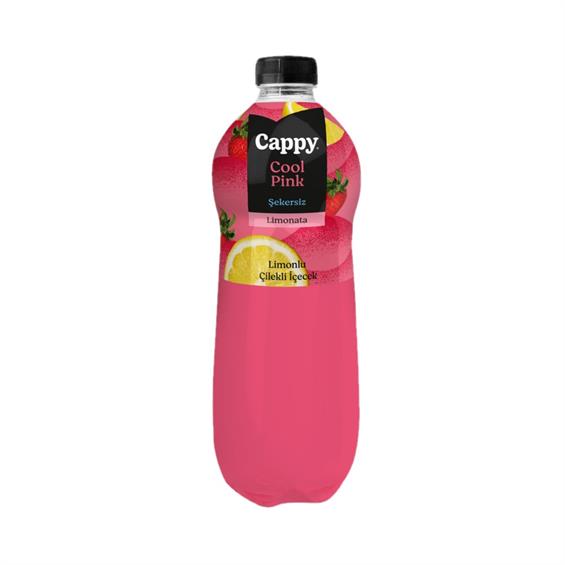Cappy Çilek Aromalı Şekersiz Limonata 1 Lt