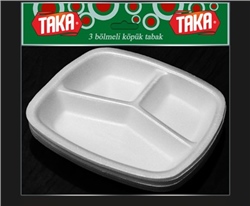 Taka Tabak Üç Bölmeli 5'Li