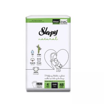 Sleepy 2 li Jumbo Bebek Bezi 4 Beden 48 Adet
