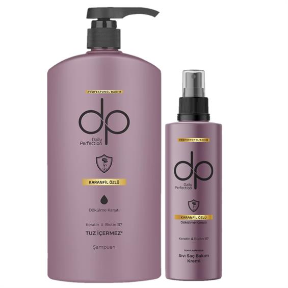 DP Şampuan 425 ml + Saç Kremi 180 ml Karanfil Özlü Durulanmayan