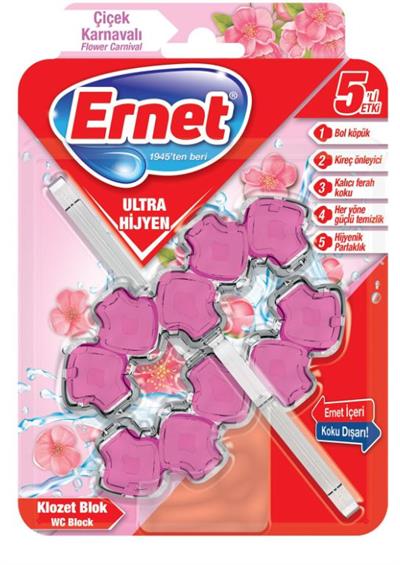 Ernet Klozet Blok 2x50gr Ultra Hijyen Çiçek