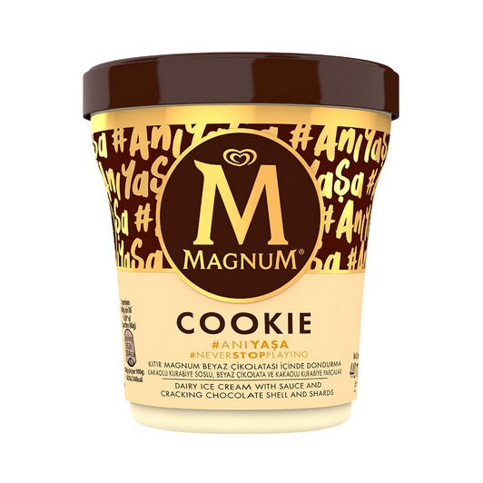 Algida Magnum Crack White Cookie 440 ml (İth)