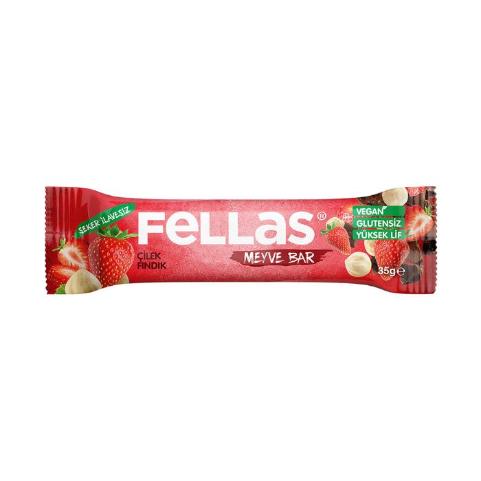 FELLAS MEYVE BAR 35GR ÇİLEK-FINDIK