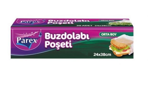 Parex Buzdolabı Poşeti Orta Boy 50 Adet