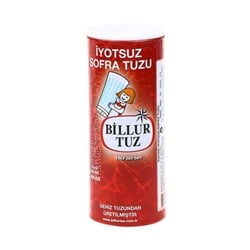 BILLUR TUZ 250GR TUZLUKLU