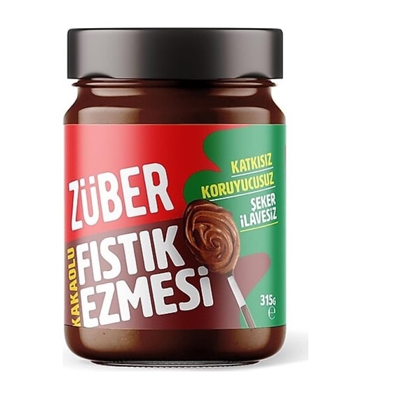 Züber Kakaolu Ballı Fıstık Ezmesi 315 gr