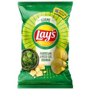 Lays Cips Gurme Parmesan ve Pesto Sos Tadında Patates Cipsi 105g