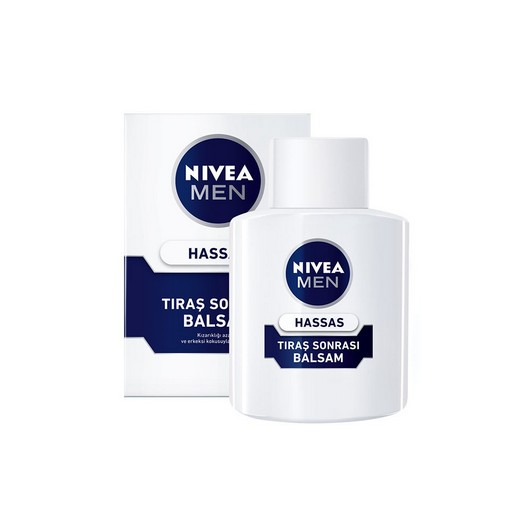 NIVEA MEN Erkek Tıraş Sonrası Balsam 100ml, Hassas Ciltlere Özel Hızlı Rahatlatma, Konforlu Tıraş Deneyimi