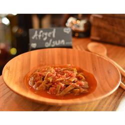 Bambum Huum Yuvarlak  Bambu Yemek Tabagı Adet