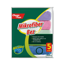 Clean&Fun Mikrofiber Temizlik Bezi 5'li