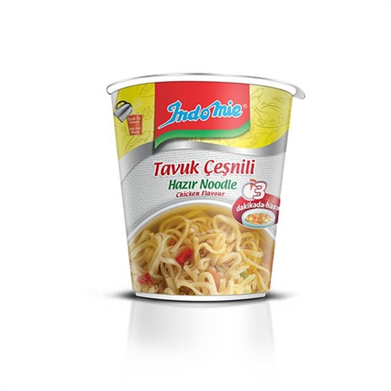 İndomie Bardak Noodle Tavuklu 60 Gr