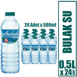 Bulak Su 24x0,5L Doğal Kaynak Suyu 24'lü Paket