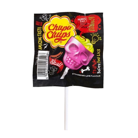 Chupa Chups 3D Skull Lollipop 16 gr