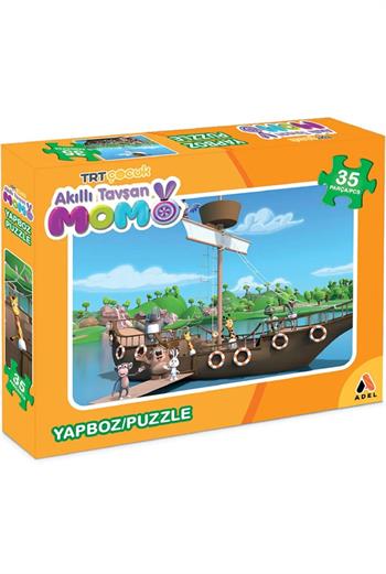 TRT Çocuk Akıllı Tavşan Momo 35'li Puzzle Yapboz