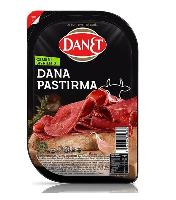 Danet Pastırma Dilimli Çemensiz 70 gr