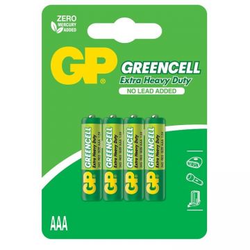 Gp Greencell AAA Çinko Karbon İnce Kalem Pil 4 Adet