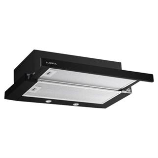 Luxell DS6-905 Siyah Sürgülü Çift Filtreli Aspiratör