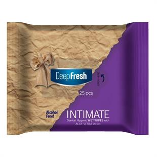 DeepFresh İntimate Genital Bölge Temizleme Mendili 25'li