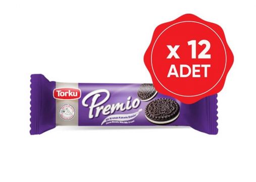Torku Premio Bisküvi 86 Gr x 12 Adet