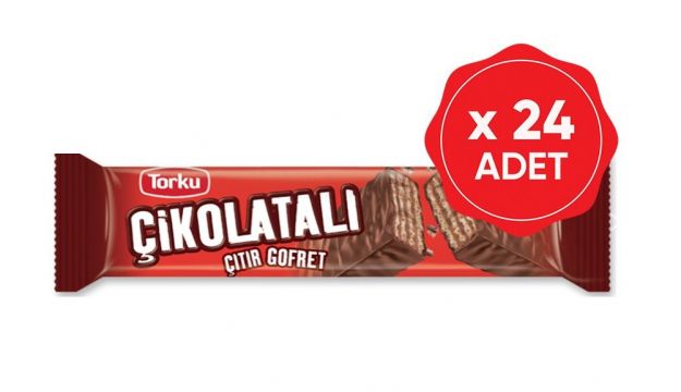 Torku Çikolatalı Gofret 30 Gr x 24 Adet