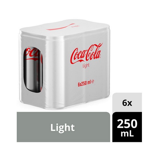 Coca Cola Light Kutu 6x250 ml