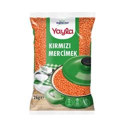 Yayla Kırmızı Mercimek 2 Kg