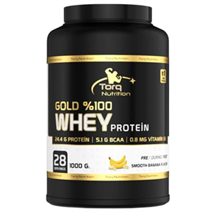 Torq Nutrition Gold Whey Muz Aromalı 1000 gr