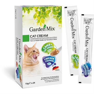 Garden Mix Kedi Kreması Tavuk Ve Kuzu Lezzetleri  24x15gr