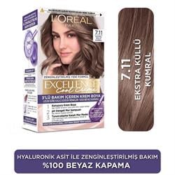Loreal Paris Excellence Creme Saç Boyası 7.11 Ekstra Küllü Kumral