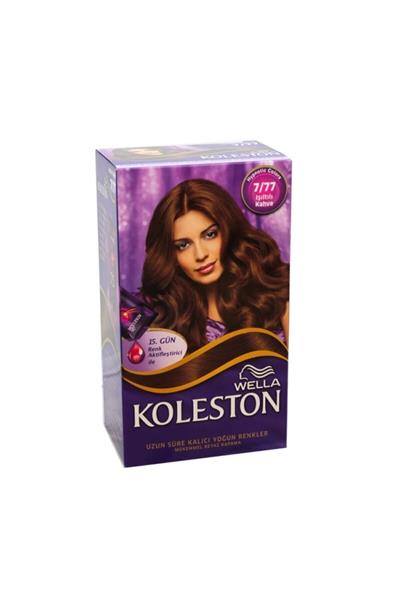 Wella Koleston Kit Saç Boyası 7/77 Işıltılı Kahve