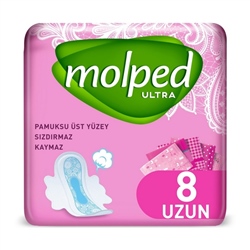 Molped Ultra Kanatlı Uzun 8'Li
